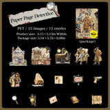 15pcs Detective sticker pack (S25090404)