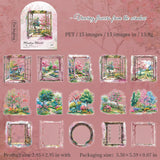 15pcs window world sticker pack (S25080304)