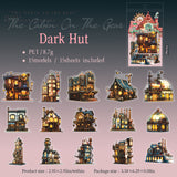 15pcs steampunk Gear cabin sticker pack (S25080305)