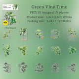 15pcs leaf sticker pack (S25081205)