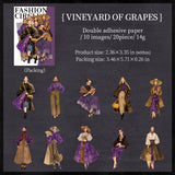 20pcs fashion girl sticker pack (S25082505)