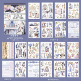 20sheets landscape pre-cut sticker book (TZB25071807)