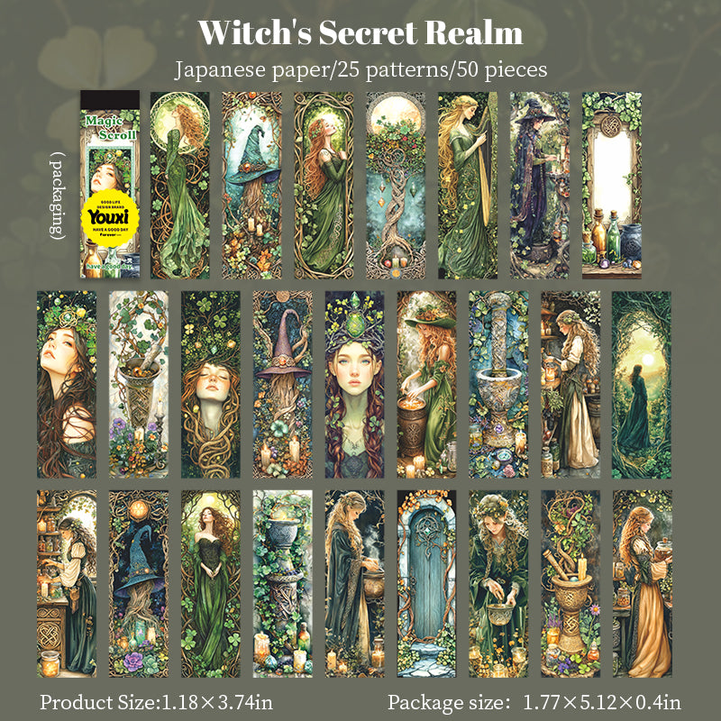 50pcs magic mini washi-sticker book (TZB25090407)