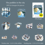 10pcs path of puddles sticker pack (S25080607)