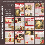 20sheets washi-sticker+paper book (S25090409)