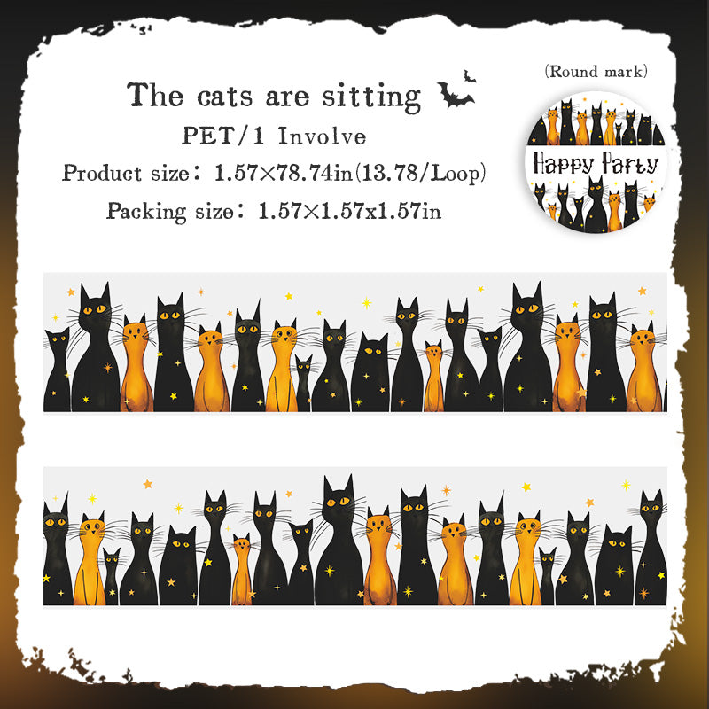 1 roll Halloween PET-tape (T25081909)