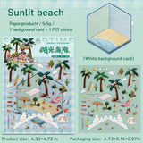 2pcs 3D summer sticker pack(S26042901)