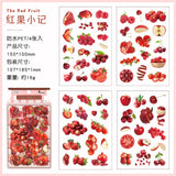 4 sheets fruit PET-sticker pack (S26032601)