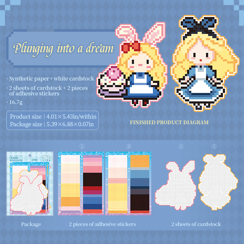 2sheets Alice sticker by number(S26031701)