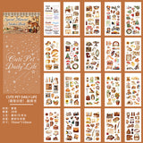 20sheets coffee time sticker pack (S26040801)