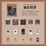 15pcs gothic PET-sticker pack (S25092401)