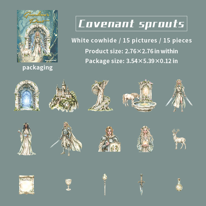 15pcs Guardian sticker pack(S25120301)