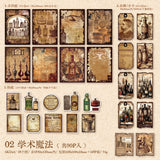 90pcs vintage sticker+paper pack(P26041601)