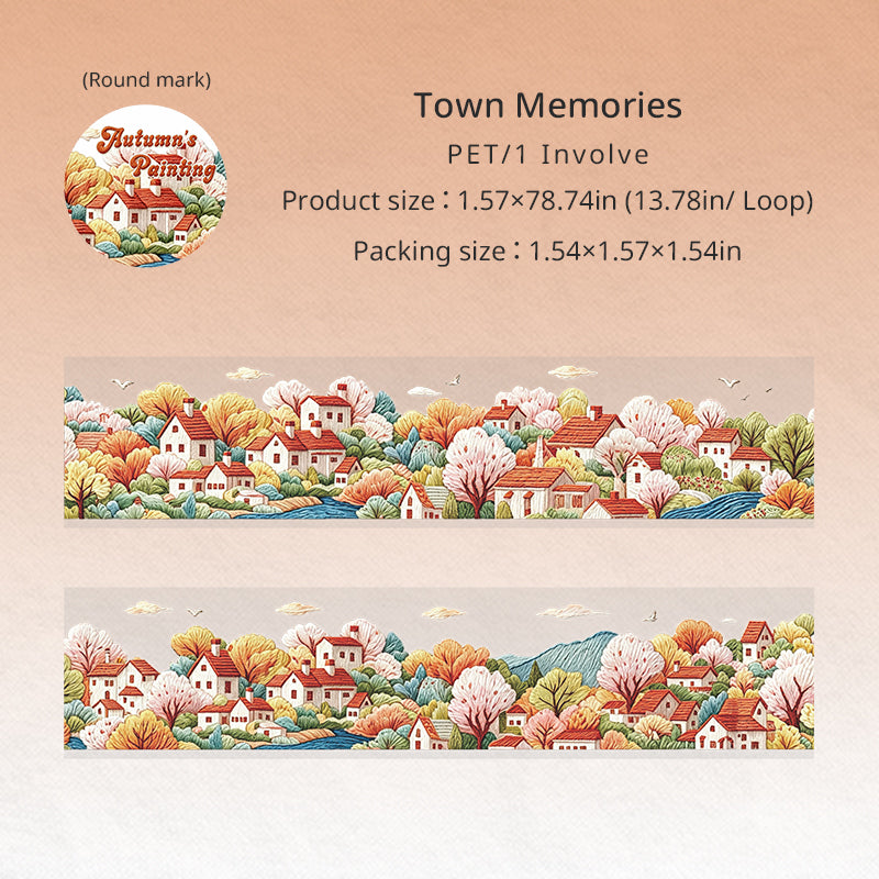 1 roll autumn PET-tape(T26071101)