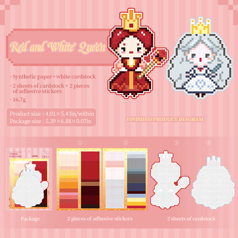 2sheets Alice sticker by number(S26031701)