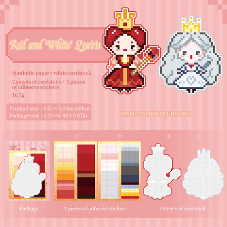 2sheets Alice sticker by number(S26031701)