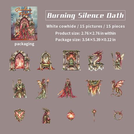 15pcs Guardian sticker pack(S25120301)