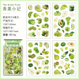 4 sheets fruit PET-sticker pack (S26032601)