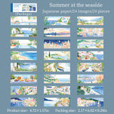 24pcs season view sticker book (TZB26031801)