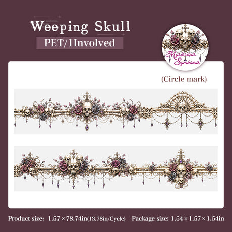 Gothic PET-tape 2m/roll