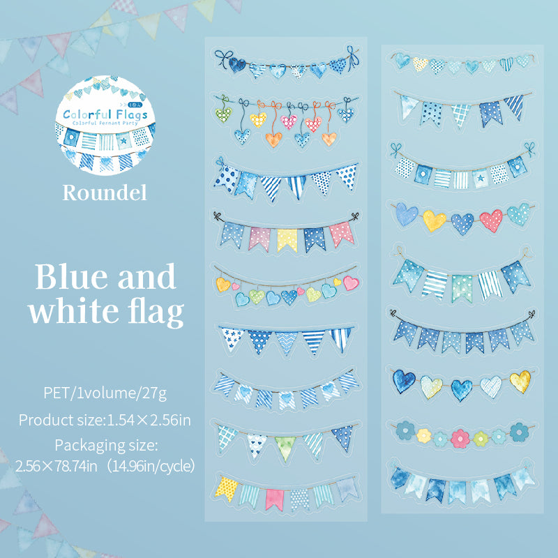 1 roll party flag PET-tape(T26062301)