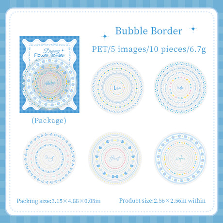 10pcs frame sticker pack(S26042801)
