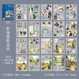 20sheets novel character PET-sticker book (TZB25120501)