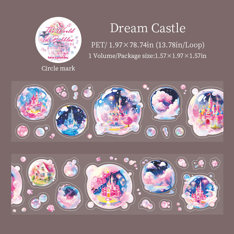 1 roll world in bubble pre-cut PET tape (T25111201)