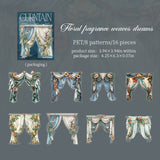 16pcs curtain sticker pack(S26071201)