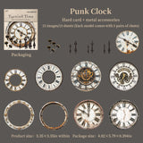 15pcs vintage clock sticker pack (S25112601)