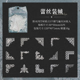 30pcs lace corner sticker pack(S26081301)