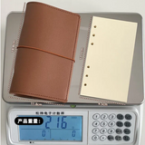 A6 size leather journal book with 50pcs blank pages (C25112501)
