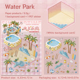 2pcs 3D summer sticker pack(S26042901)