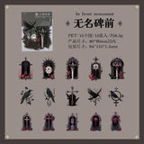 15pcs gothic PET-sticker pack (S25092401)
