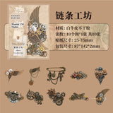 Steam punk sticker pack 10pcs