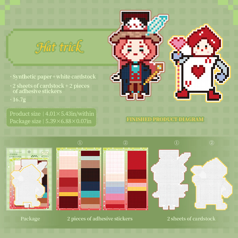2sheets Alice sticker by number(S26031701)
