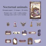 Vintage 30pcs sticker pack