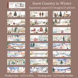 24pcs season view sticker book (TZB26031801)