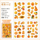 4 sheets fruit PET-sticker pack (S26032601)