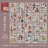 20sheets novel character PET-sticker book (TZB25120501)