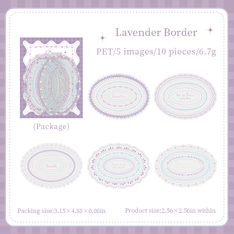 10pcs frame sticker pack(S26042801)
