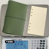 A6 size leather journal book with 50pcs blank pages (C25112501)