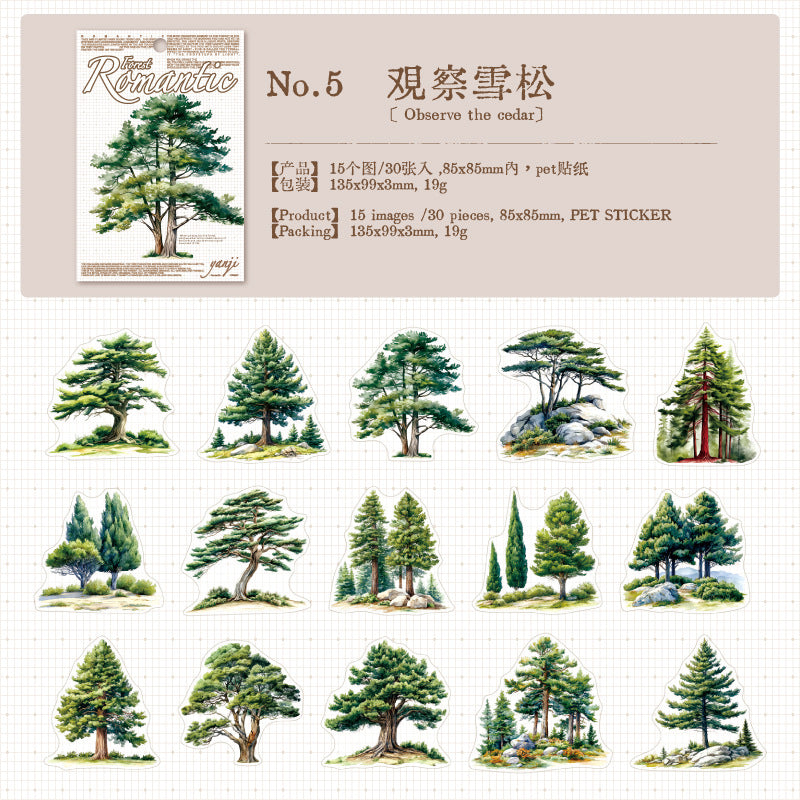 30pcs tree sticker pack(S26053001)