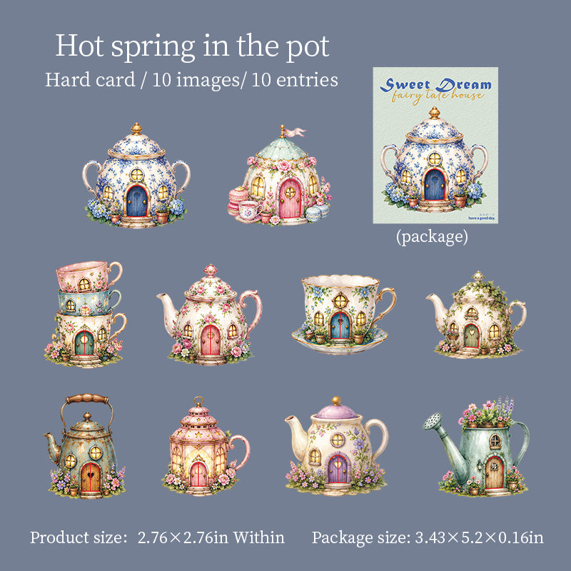 10pcs fairy home sticker pack(S26082601)