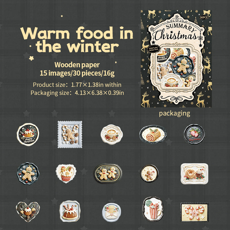 Christmas sticker pack 30pcs(S26091501)