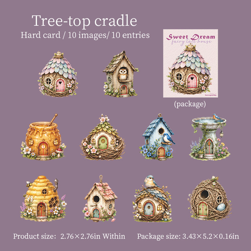 10pcs fairy home sticker pack(S26082601)
