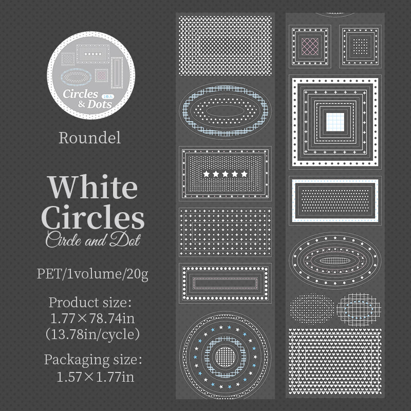 1 roll circle/Square PET-tape（T26052801）
