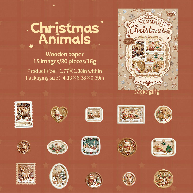 Christmas sticker pack 30pcs(S26091501)