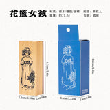 1pc floral wooden-stamp(Z26052001)