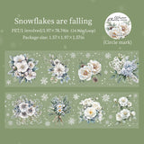1 roll snow flowers tape (T25110610)